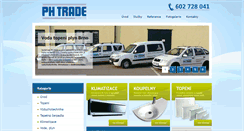 Desktop Screenshot of phtrade.cz